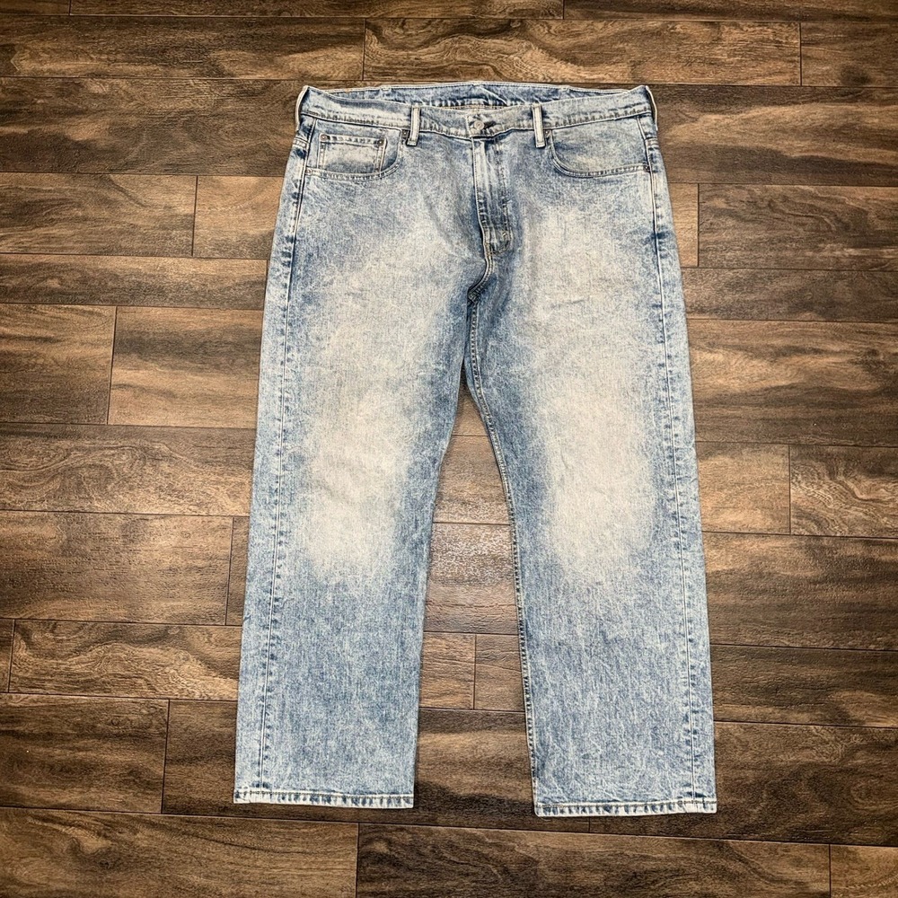 Levi's 569 Acid Wash Relaxed Fit Straight Leg Jeans Men's 38x30 Preowned